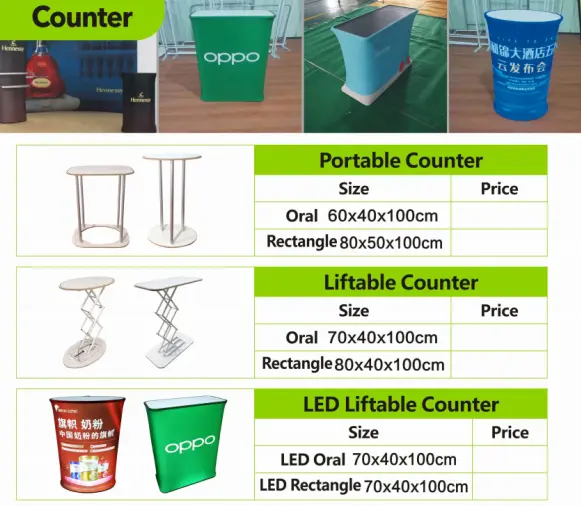 Rectangle Portable Counter